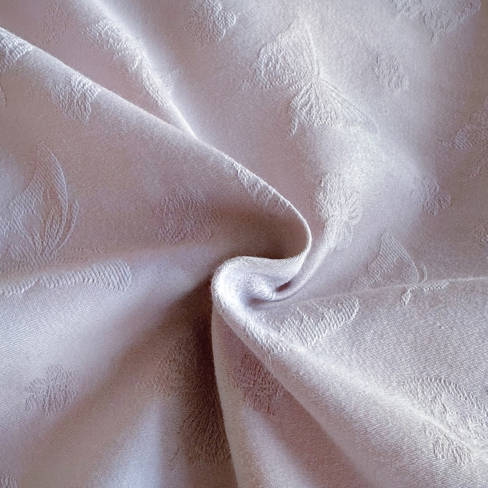 91家纺网 家纺一手货源 找家纺 卧趣家纺 2026新款A类60S贡缎提花全棉四件套 蝶音之舞-紫