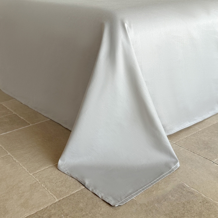 91家纺网 家纺一手货源 找家纺 卧趣家纺 2026新款A类60S贡缎提花全棉四件套 克拉拉-灰