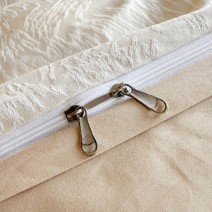 91家纺网 家纺一手货源 找家纺 卧趣家纺 2026新款A类60S贡缎提花全棉四件套 克拉拉-米