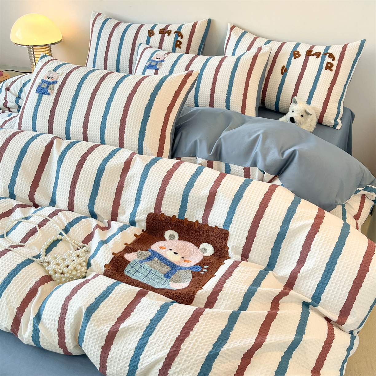 91家纺网 家纺一手货源 找家纺 （总）笙意家纺 2026新款婚庆A版全棉60支亮面提花B版40支13372全棉四件套