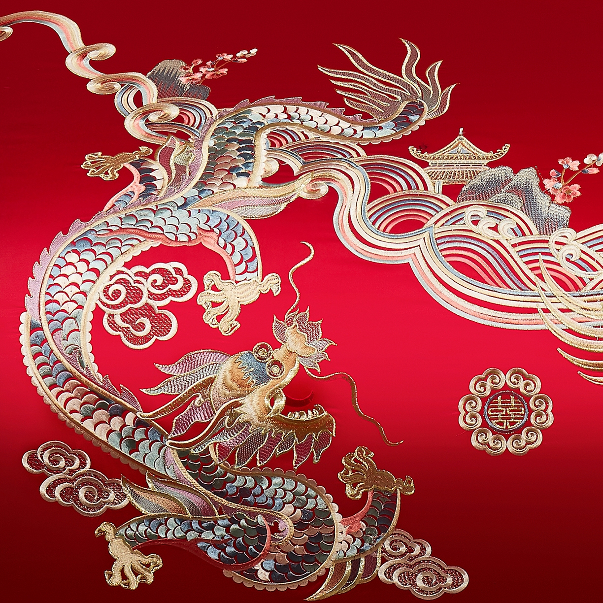 91家纺网 家纺一手货源 找家纺 浩情国际婚庆供货中心 2026新款100%全棉长绒棉纯棉婚庆四件套结婚刺绣六件套多件套长期供货 （提供买家秀） 龙凤祥合