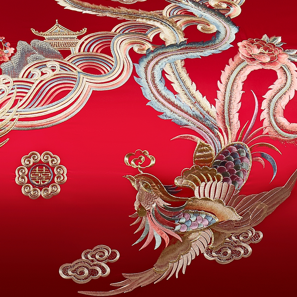 91家纺网 家纺一手货源 找家纺 浩情国际婚庆供货中心 2026新款100%全棉长绒棉纯棉婚庆四件套结婚刺绣六件套多件套长期供货 （提供买家秀） 龙凤祥合