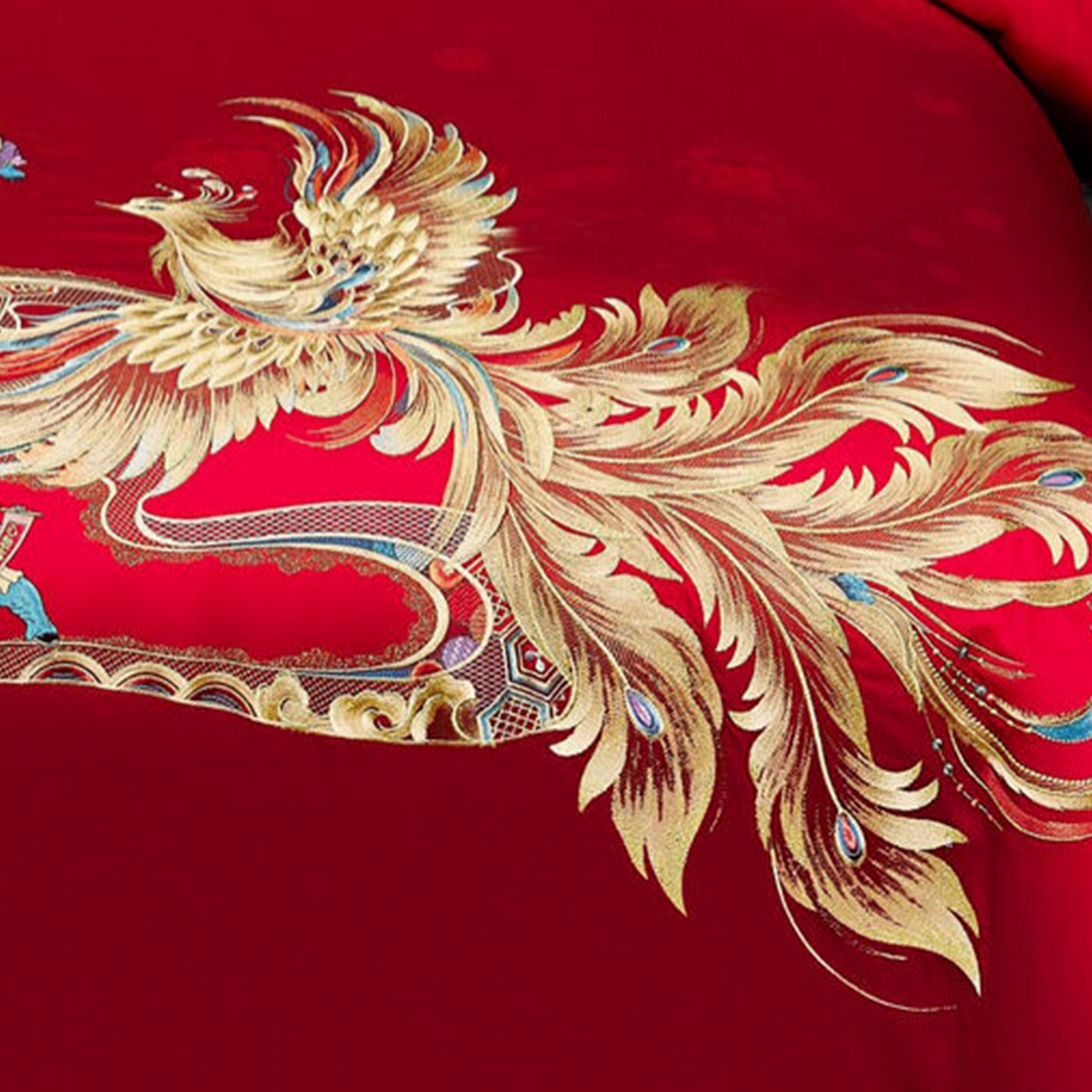 91家纺网 家纺一手货源 找家纺 浩情国际婚庆供货中心 2026新款100%全棉长绒棉纯棉婚庆四件套结婚刺绣六件套多件套长期供货 （提供买家秀） 多子多福