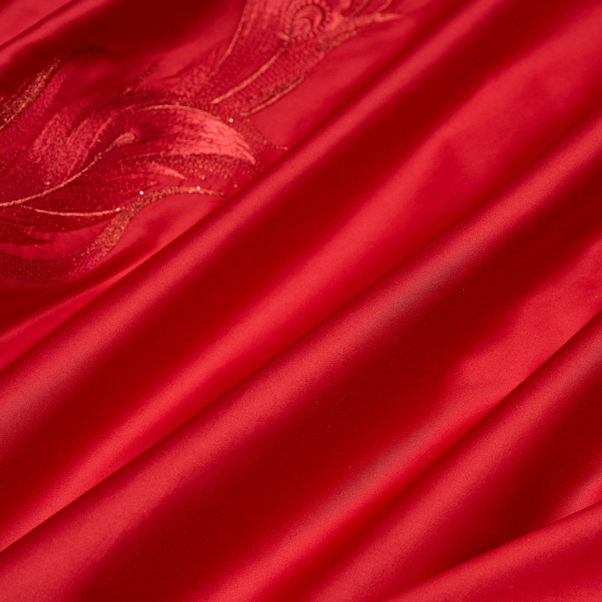 91家纺网 家纺一手货源 找家纺 浩情国际婚庆供货中心 2026新款100%全棉长绒棉纯棉婚庆四件套结婚刺绣六件套多件套长期供货 （提供买家秀） 龙凤相依