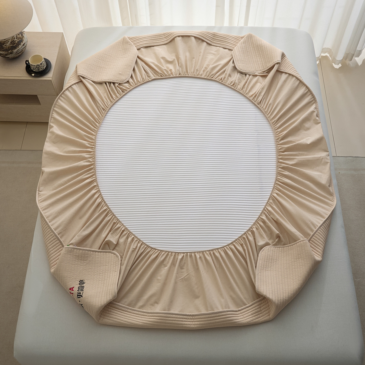 91家纺网 家纺一手货源 找家纺 芬晴家纺 2026新款知音全棉棉花床笠单品床笠床笠单件 知音-浅卡