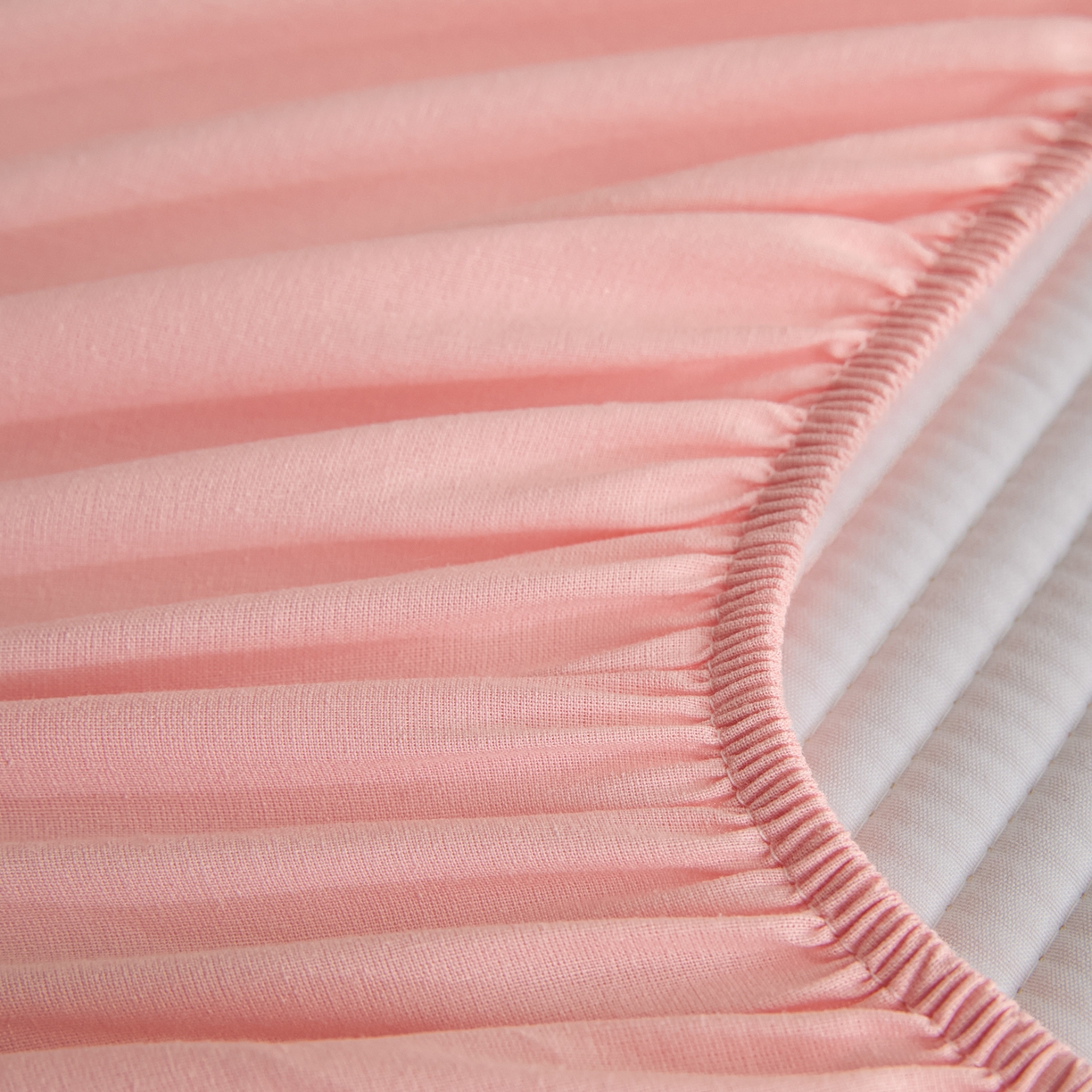 91家纺网 家纺一手货源 找家纺 芬晴家纺 2026新款知音全棉棉花床笠单品床笠床笠单件 知音-嫩粉