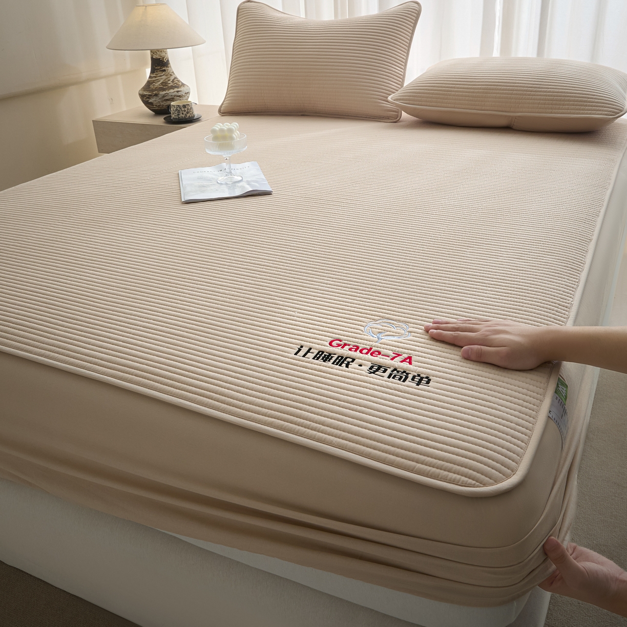 91家纺网 家纺一手货源 找家纺 （总）芬晴家纺 2026新款知音全棉棉花床笠单品床笠床笠单件