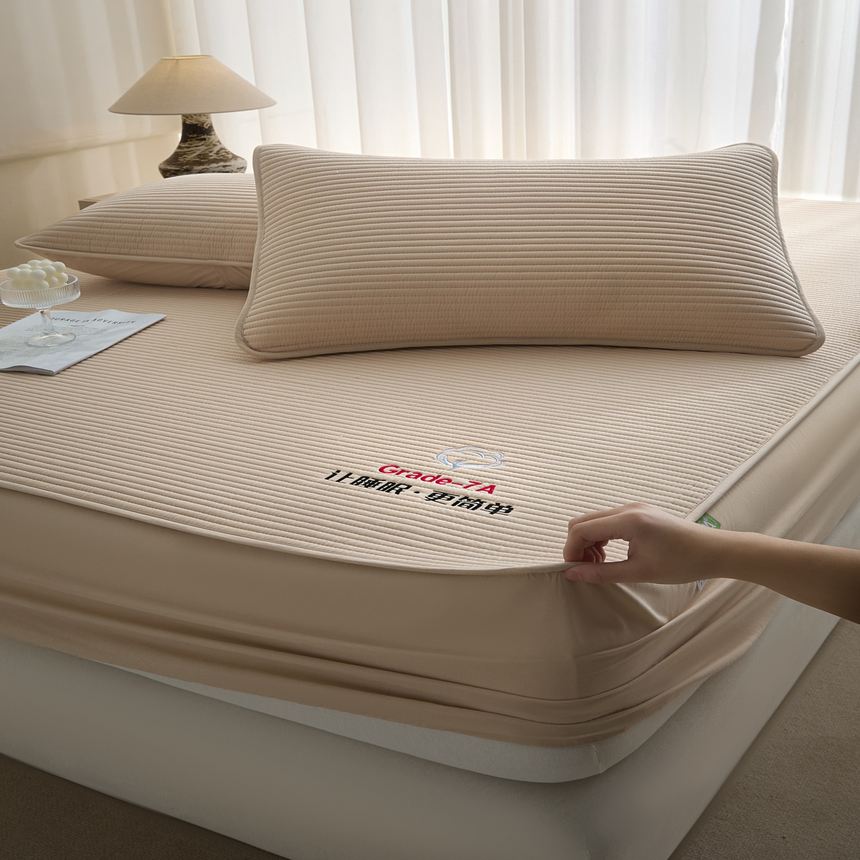 91家纺网 家纺一手货源 找家纺 （总）芬晴家纺 2026新款知音全棉棉花床笠单品床笠床笠单件