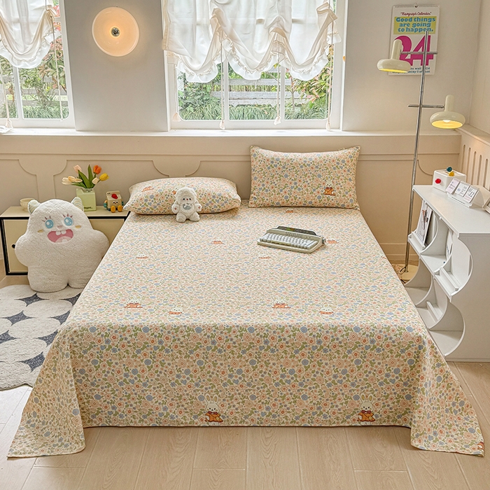 91家纺网 家纺一手货源 找家纺 （总）爱彼家纺 2026新升级细沙工艺款亲肤柔软老粗布床单凉席席子春夏热门款-直播热卖