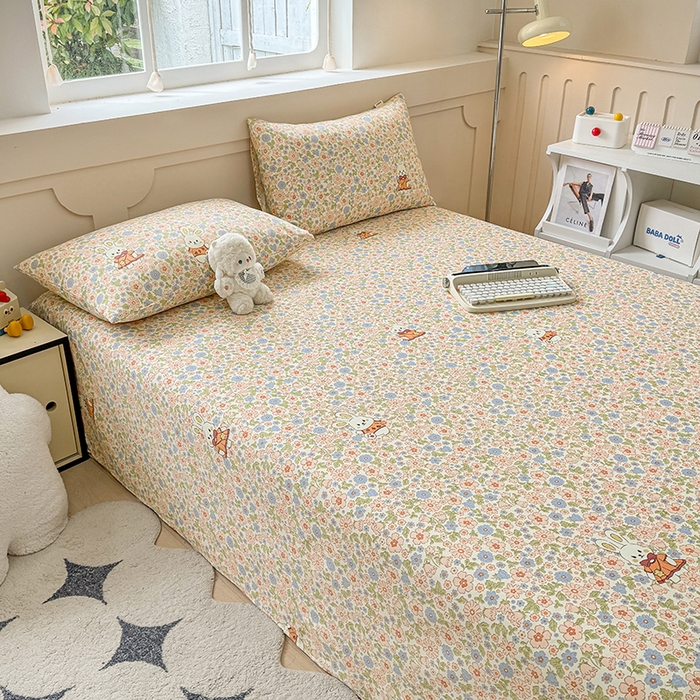 91家纺网 家纺一手货源 找家纺 （总）爱彼家纺 2026新升级细沙工艺款亲肤柔软老粗布床单凉席席子春夏热门款-直播热卖