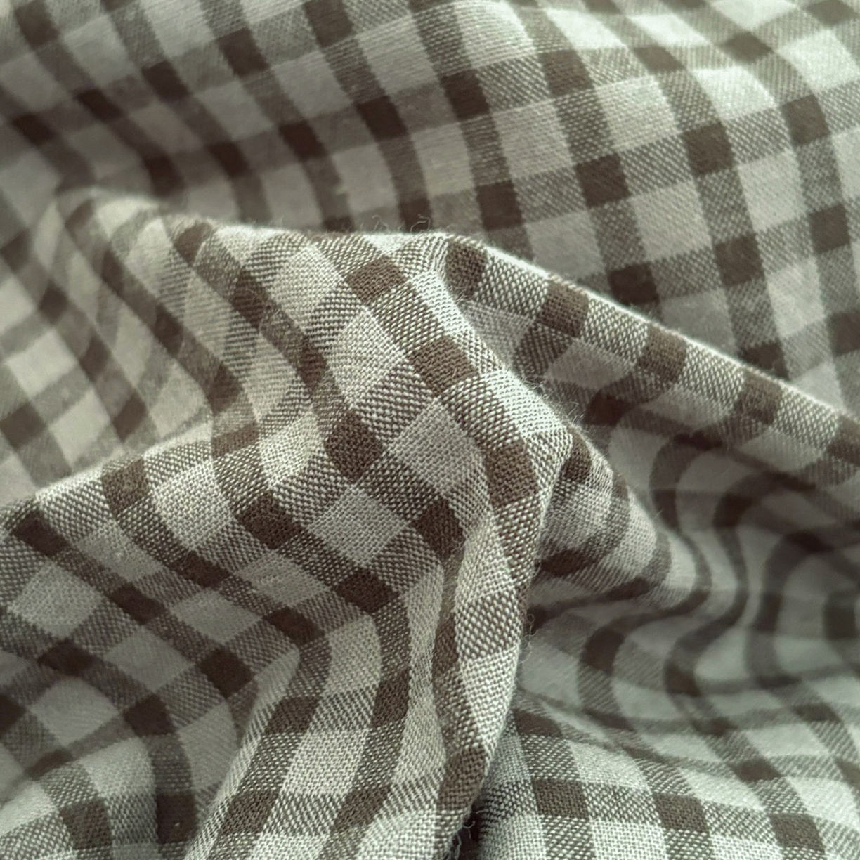 91家纺网 家纺一手货源 找家纺 雅居纺家纺 2026新款全棉色织水洗棉贝壳边四件套 贝壳边-灰小格