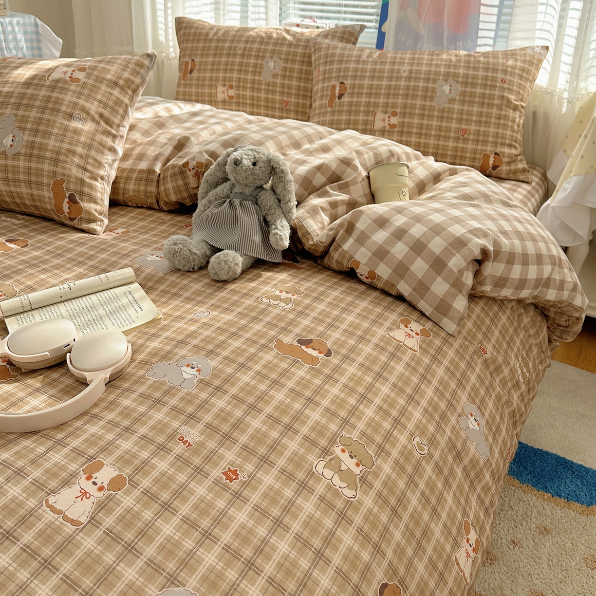 91家纺网 家纺一手货源 找家纺 （总）雅居纺家纺 2026新款全棉小清新印花四件套