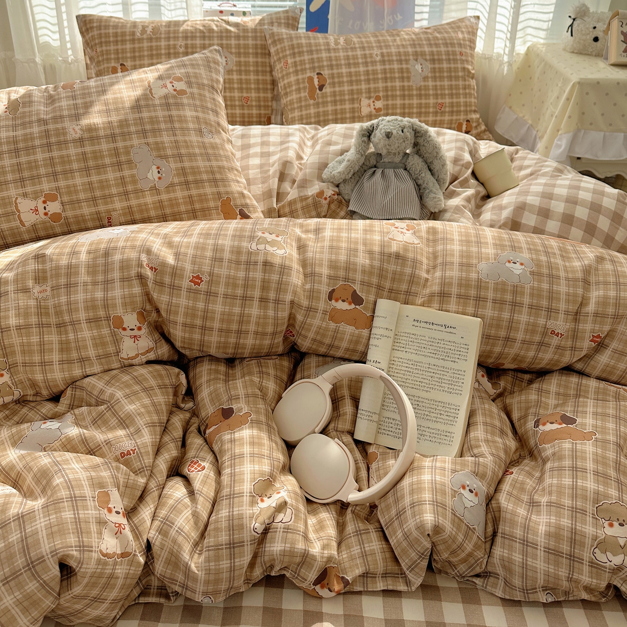 91家纺网 家纺一手货源 找家纺 （总）雅居纺家纺 2026新款全棉小清新印花四件套