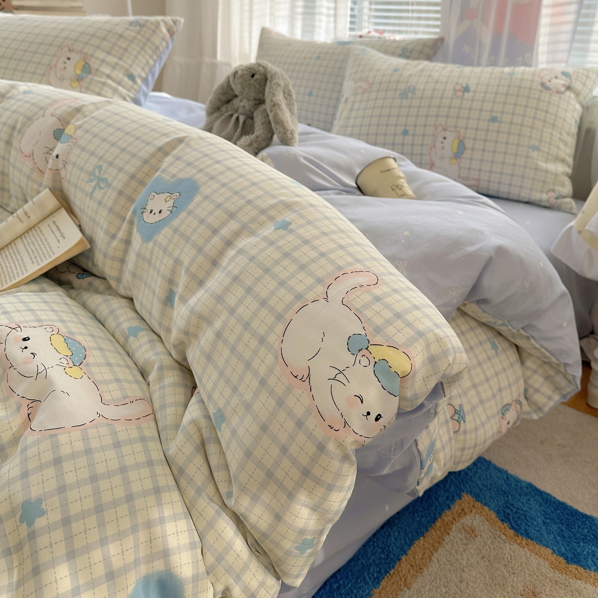 91家纺网 家纺一手货源 找家纺 （总）雅居纺家纺 2026新款全棉小清新印花四件套