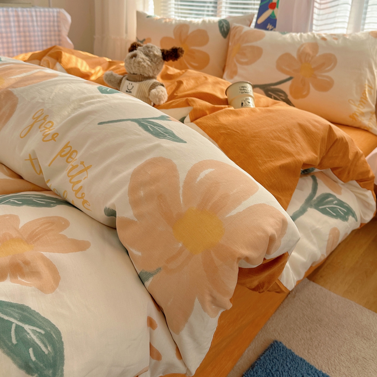 91家纺网 家纺一手货源 找家纺 （总）雅居纺家纺 2026新款全棉小清新印花四件套