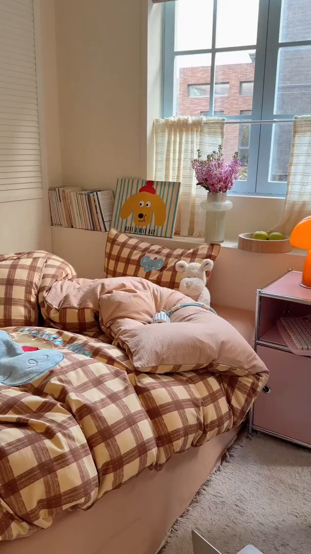 91家纺网 家纺一手货源 找家纺 （总）美乐迪家纺 2026新款贴布绣云感双层纱四件套