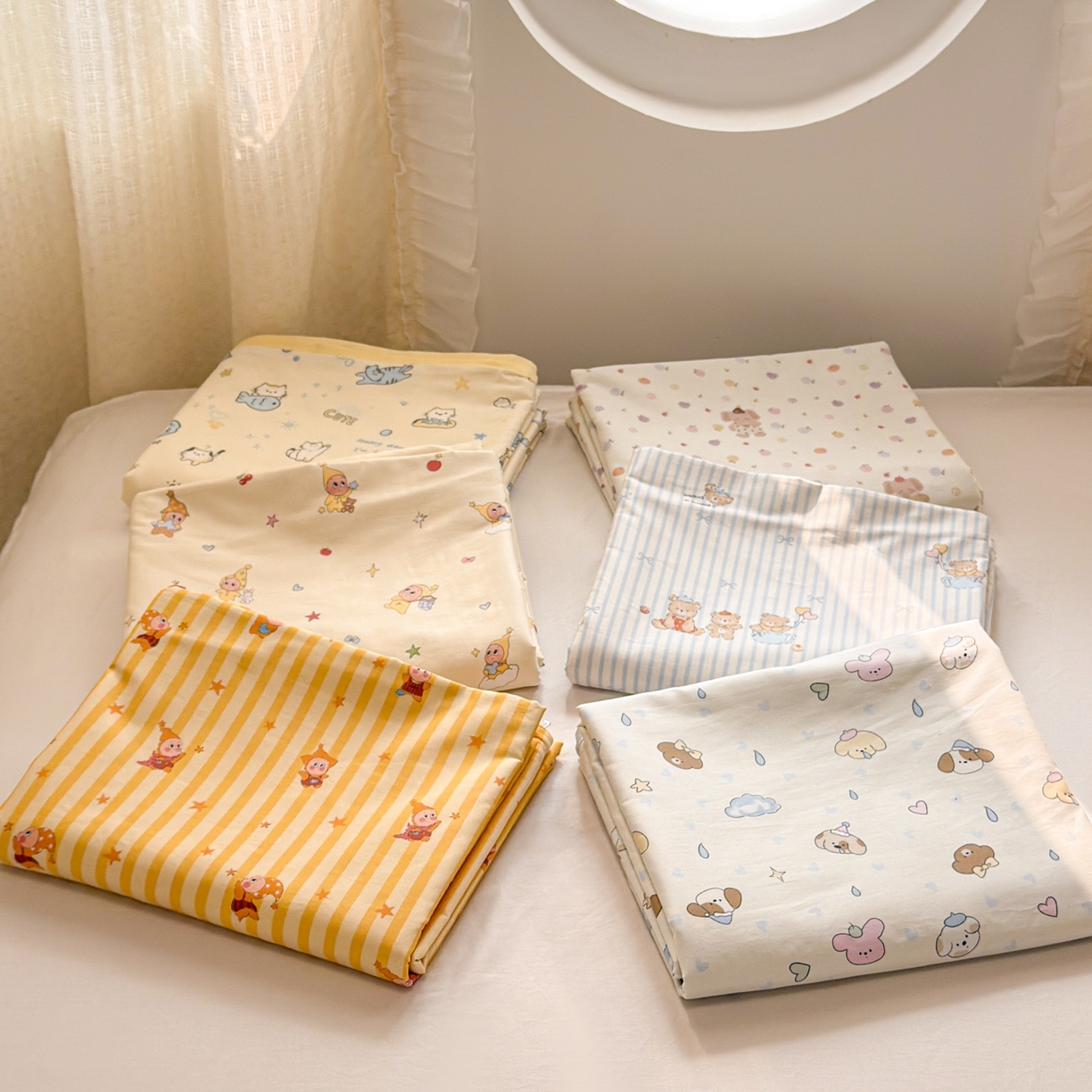 呗旺鹿 2026新款全棉纯棉40支13070卡通印花四件套 组合图仅供展示不可下单