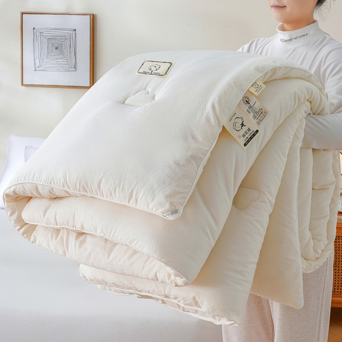 亚龙工厂店 2026新款5A级棉花被冬被被子被芯 白色