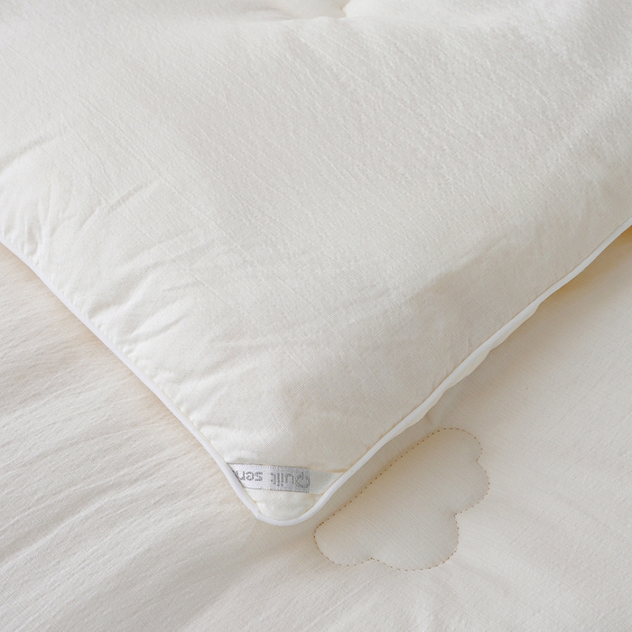 91家纺网 家纺一手货源 找家纺 亚龙工厂店 2026新款5A级棉花被冬被被子被芯 白色