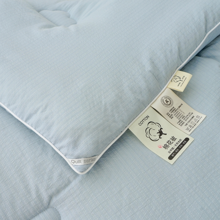 91家纺网 家纺一手货源 找家纺 亚龙工厂店 2026新款5A级棉花被冬被被子被芯 灰色