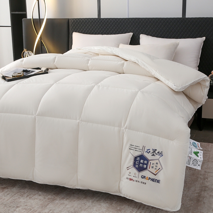 91家纺网 家纺一手货源 找家纺 （总）亚龙工厂店 2026新款石墨烯自发热抗菌立体控温被冬被被子被芯