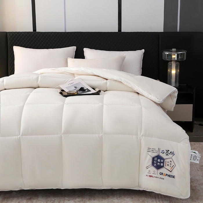 91家纺网 家纺一手货源 找家纺 （总）亚龙工厂店 2026新款石墨烯自发热抗菌立体控温被冬被被子被芯