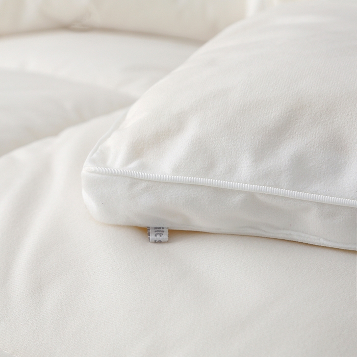 91家纺网 家纺一手货源 找家纺 亚龙工厂店 2026新款石墨烯自发热抗菌立体控温被冬被被子被芯 白色