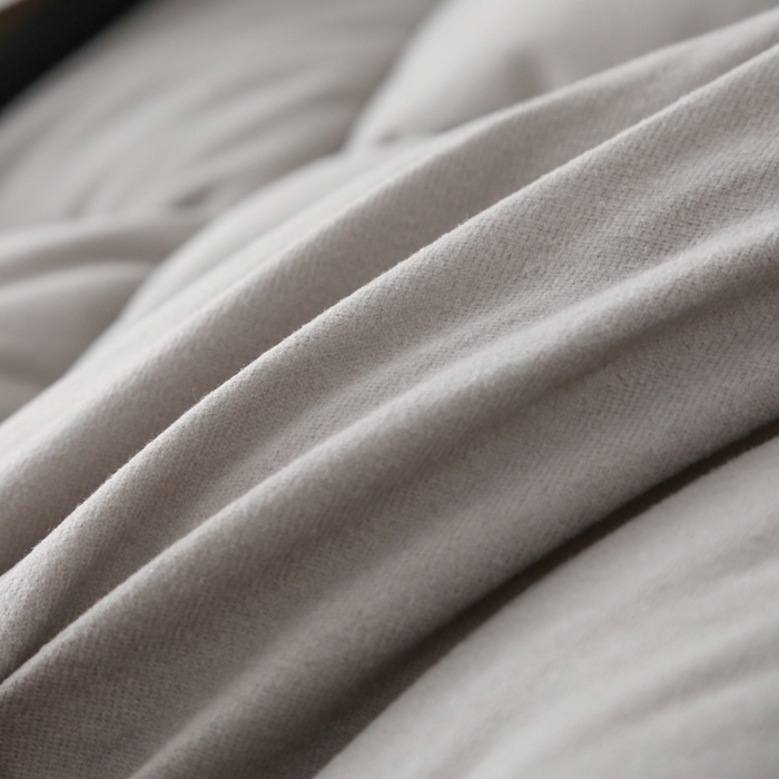 91家纺网 家纺一手货源 找家纺 亚龙工厂店 2026新款石墨烯自发热抗菌立体控温被冬被被子被芯 灰色