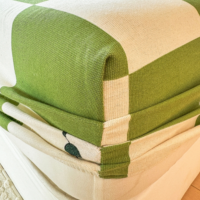 91家纺网 家纺一手货源 找家纺 爱彼家纺 2026原棉加厚老粗布床笠凉感床罩可当凉席床笠三件套 老粗布床笠-背包熊