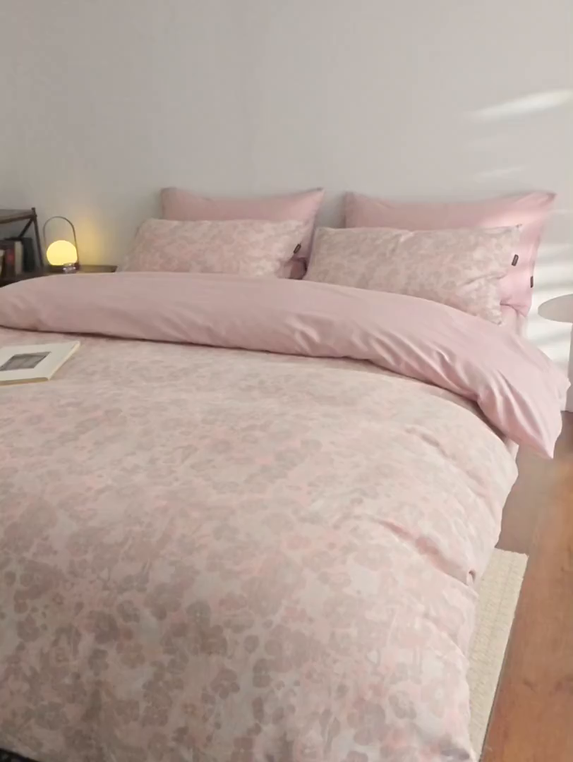 91家纺网 家纺一手货源 找家纺 （总）XIWEN-希文家纺 2026新款春夏全棉云柔60s大提花四件套