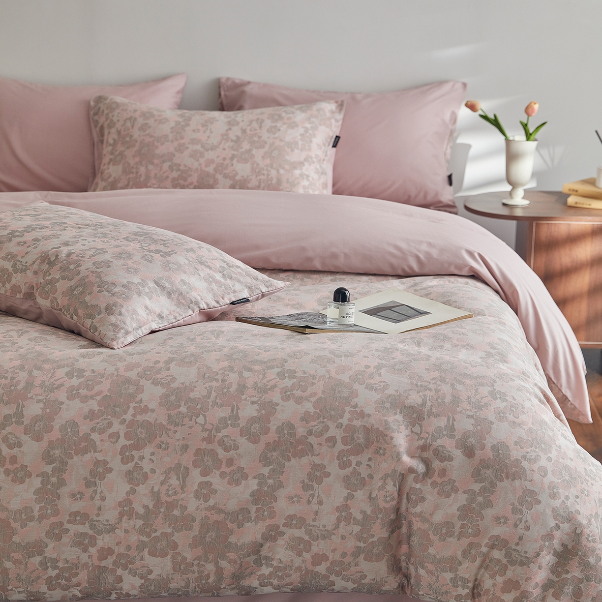 91家纺网 家纺一手货源 找家纺 （总）XIWEN-希文家纺 2026新款春夏全棉云柔60s大提花四件套