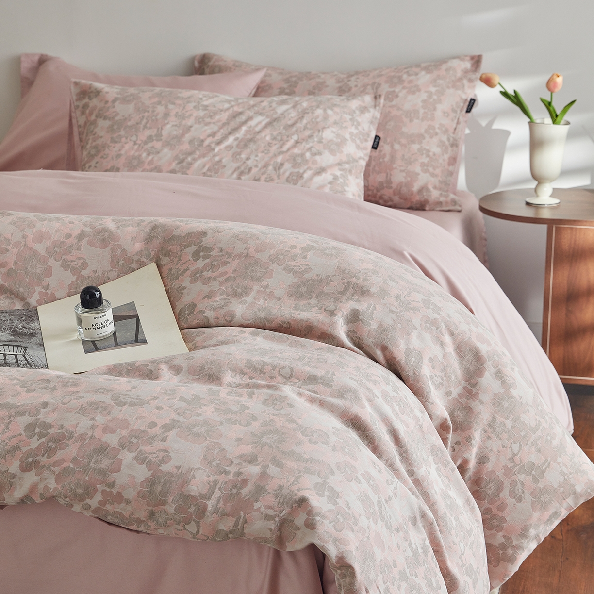 91家纺网 家纺一手货源 找家纺 （总）XIWEN-希文家纺 2026新款春夏全棉云柔60s大提花四件套