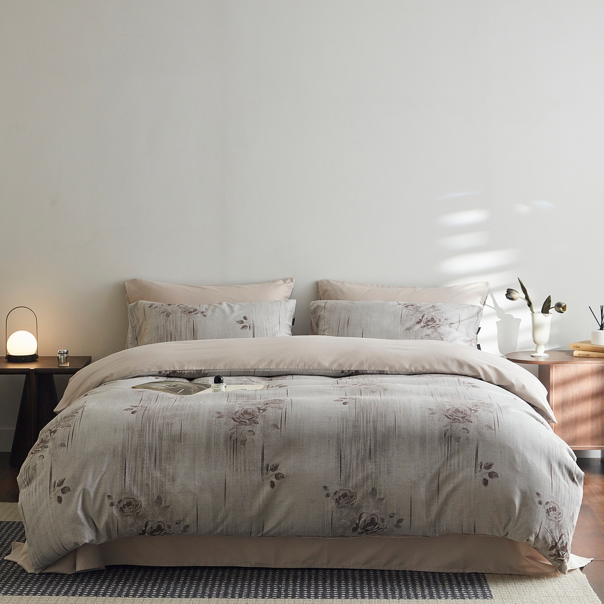 91家纺网 家纺一手货源 找家纺 （总）XIWEN-希文家纺 2026新款春夏全棉云柔60s大提花四件套