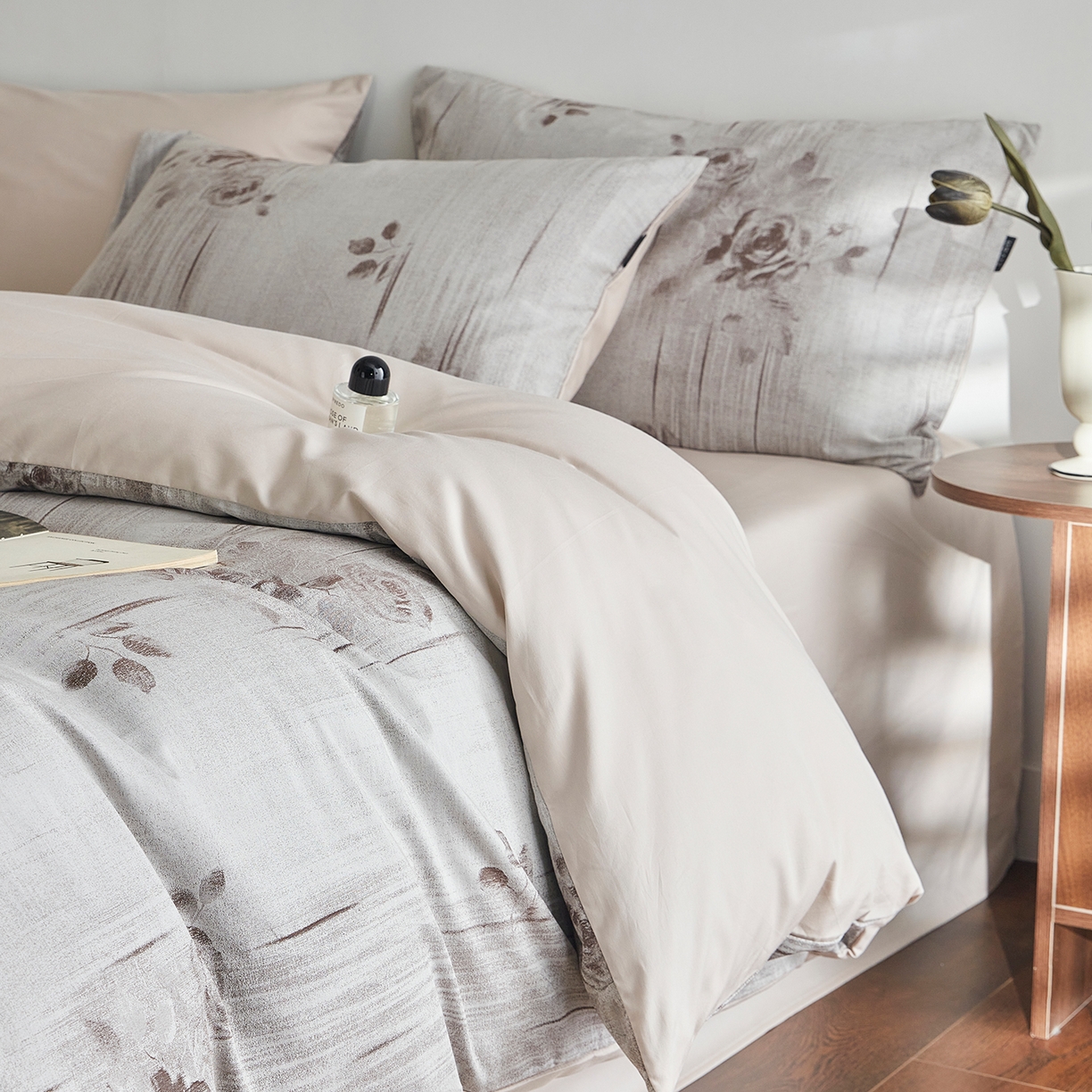 91家纺网 家纺一手货源 找家纺 XIWEN-希文家纺 2026新款春夏全棉云柔60s大提花四件套 等风来