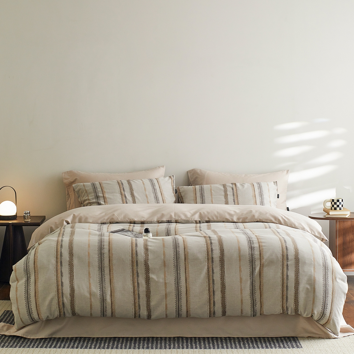 XIWEN-希文家纺 2026新款春夏全棉云柔60s大提花四件套 旧时光