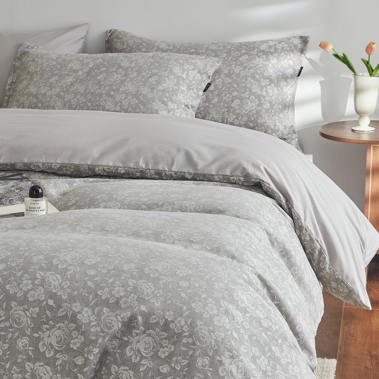 91家纺网 家纺一手货源 找家纺 XIWEN-希文家纺 2026新款春夏全棉云柔60s大提花四件套 山野