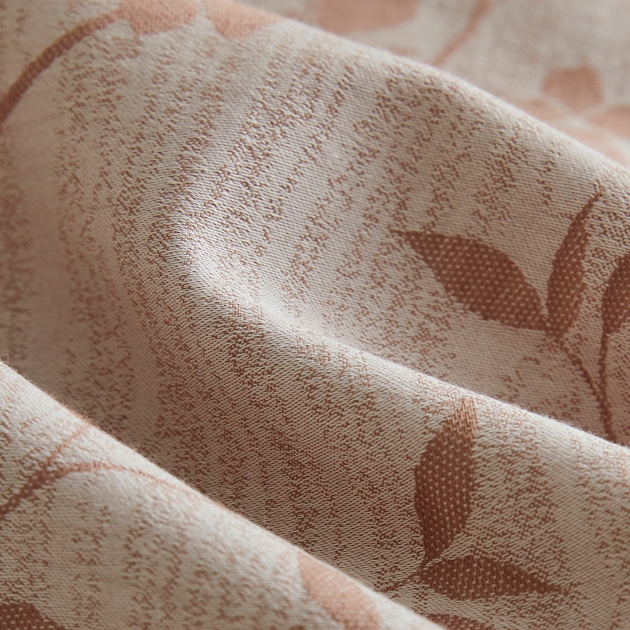 91家纺网 家纺一手货源 找家纺 XIWEN-希文家纺 2026新款春夏全棉云柔60s大提花四件套 枝叶繁华