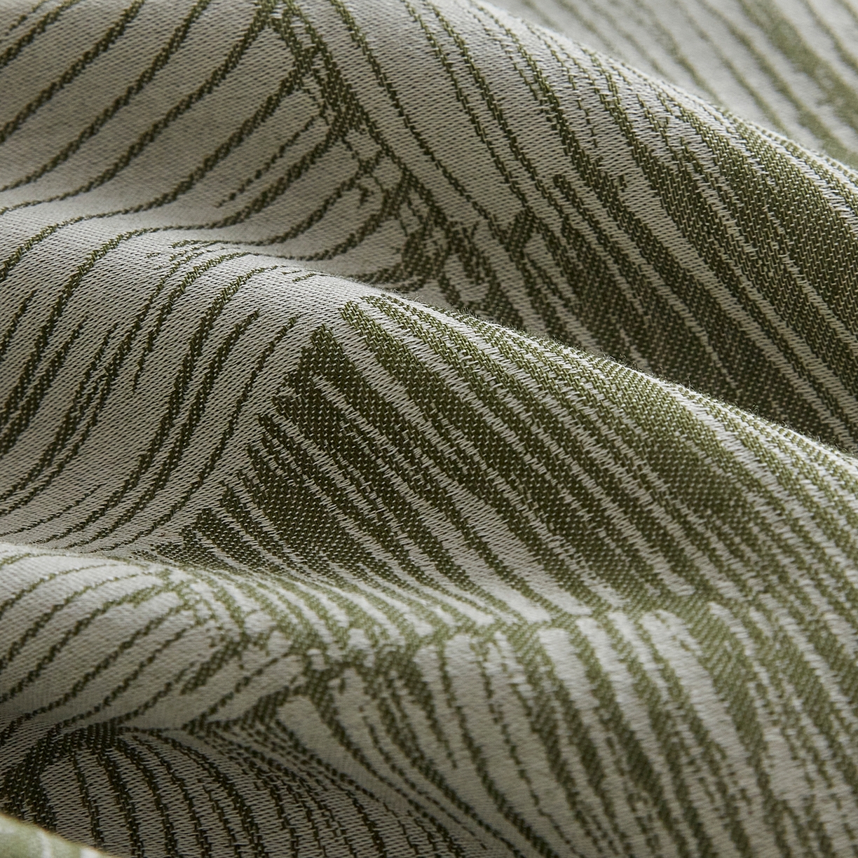 91家纺网 家纺一手货源 找家纺 XIWEN-希文家纺 2026新款春夏全棉云柔60s大提花四件套 织梦-绿