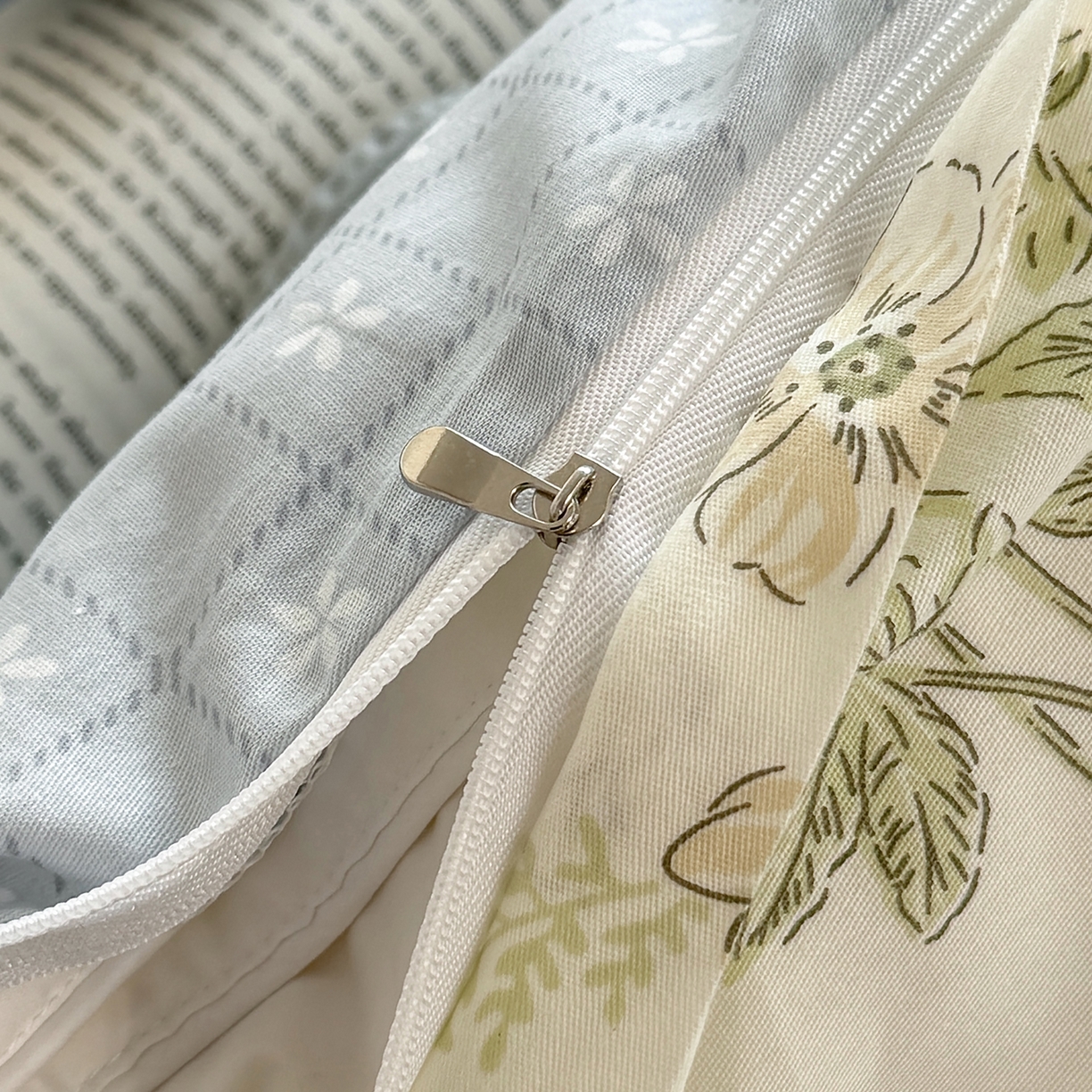 91家纺网 家纺一手货源 找家纺 壹贝家纺 2026新款小清新纯棉印花四件套系列 沁园春