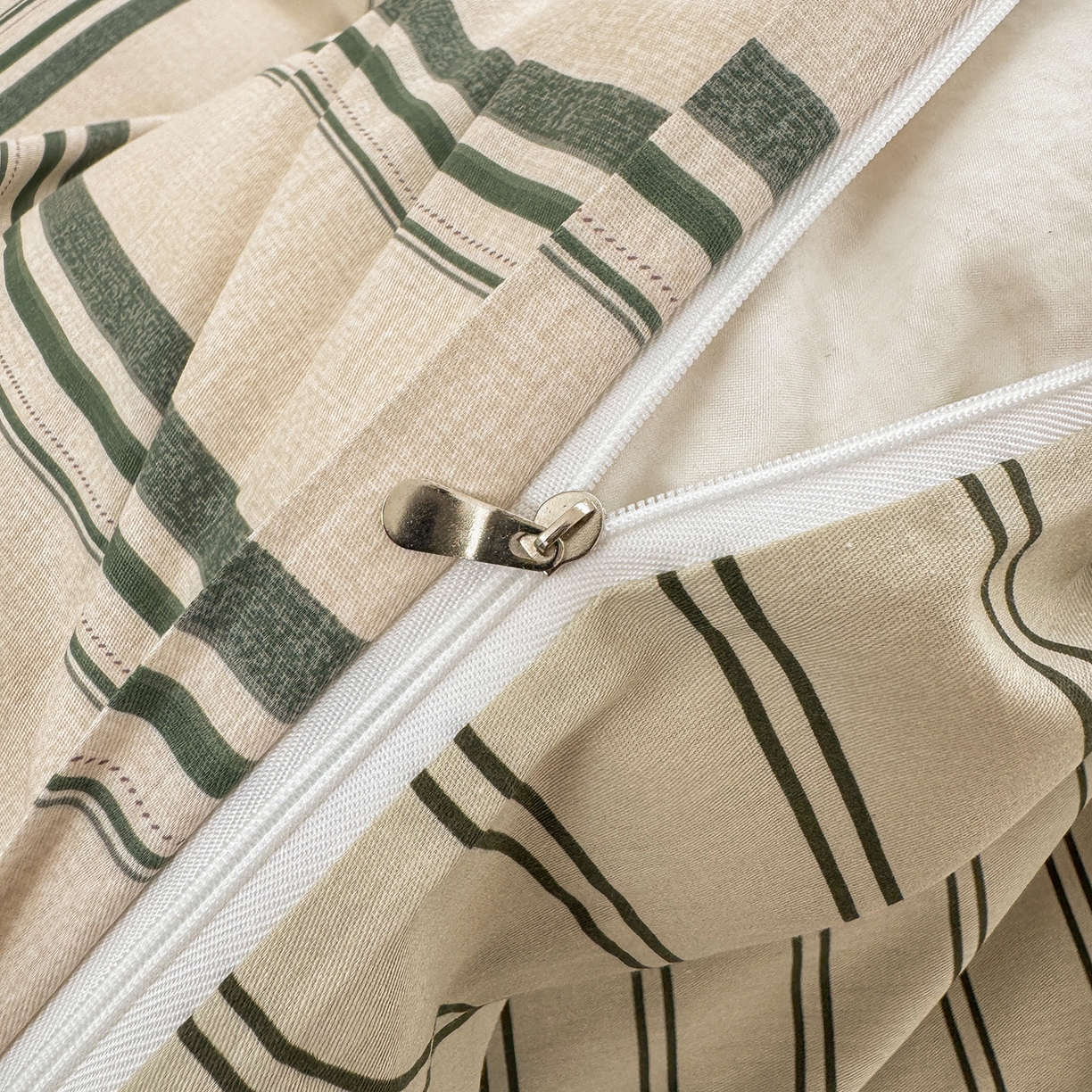 91家纺网 家纺一手货源 找家纺 壹贝家纺 2026新款小清新纯棉印花四件套系列 条纹