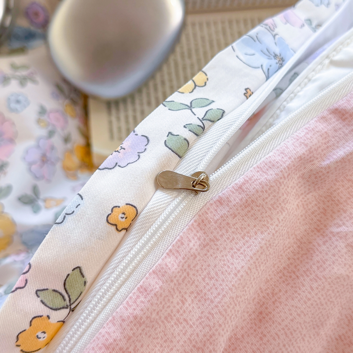 91家纺网 家纺一手货源 找家纺 壹贝家纺 2026新款小清新纯棉印花四件套系列 小美满