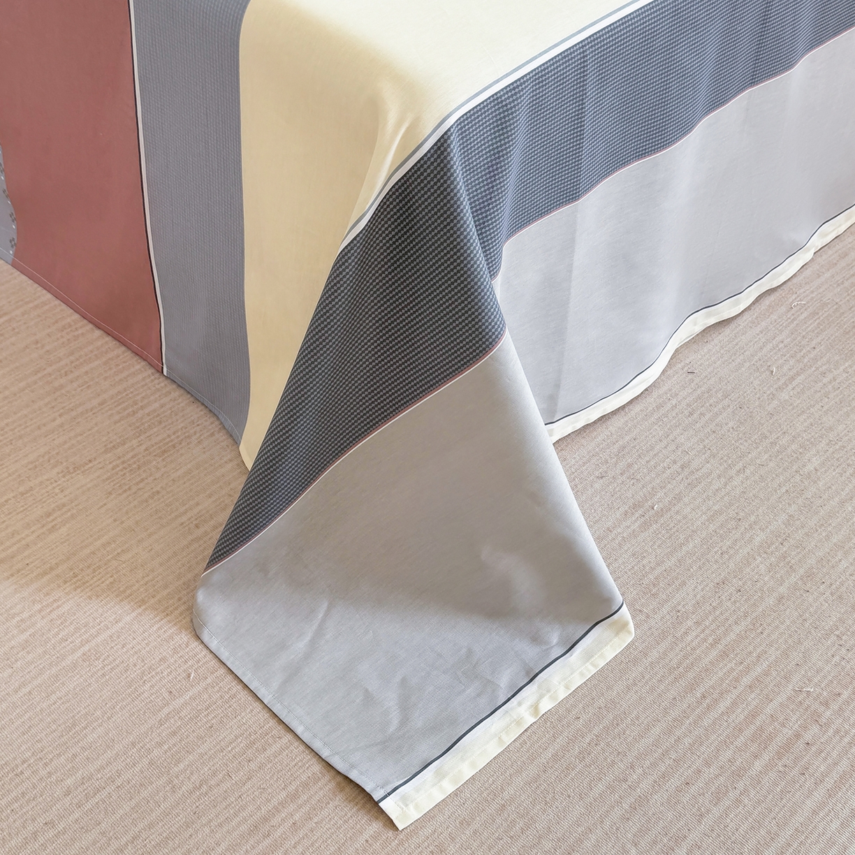 91家纺网 家纺一手货源 找家纺 壹贝家纺 2026新款小清新纯棉印花四件套系列 致青春