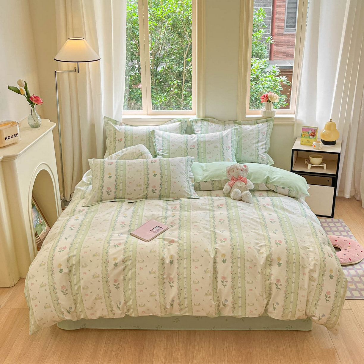 91家纺网 家纺一手货源 找家纺 （总）涵宸家纺 2025新款亲肤舒适全棉印花四件套-68系列 总