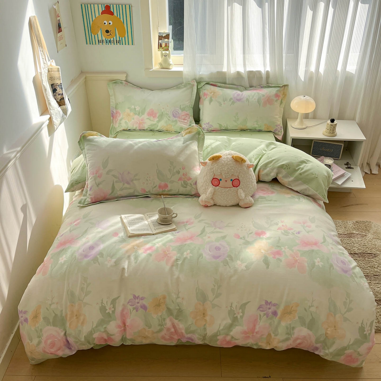 91家纺网 家纺一手货源 找家纺 （总）涵宸家纺 2025新款亲肤舒适全棉印花四件套-68系列 总