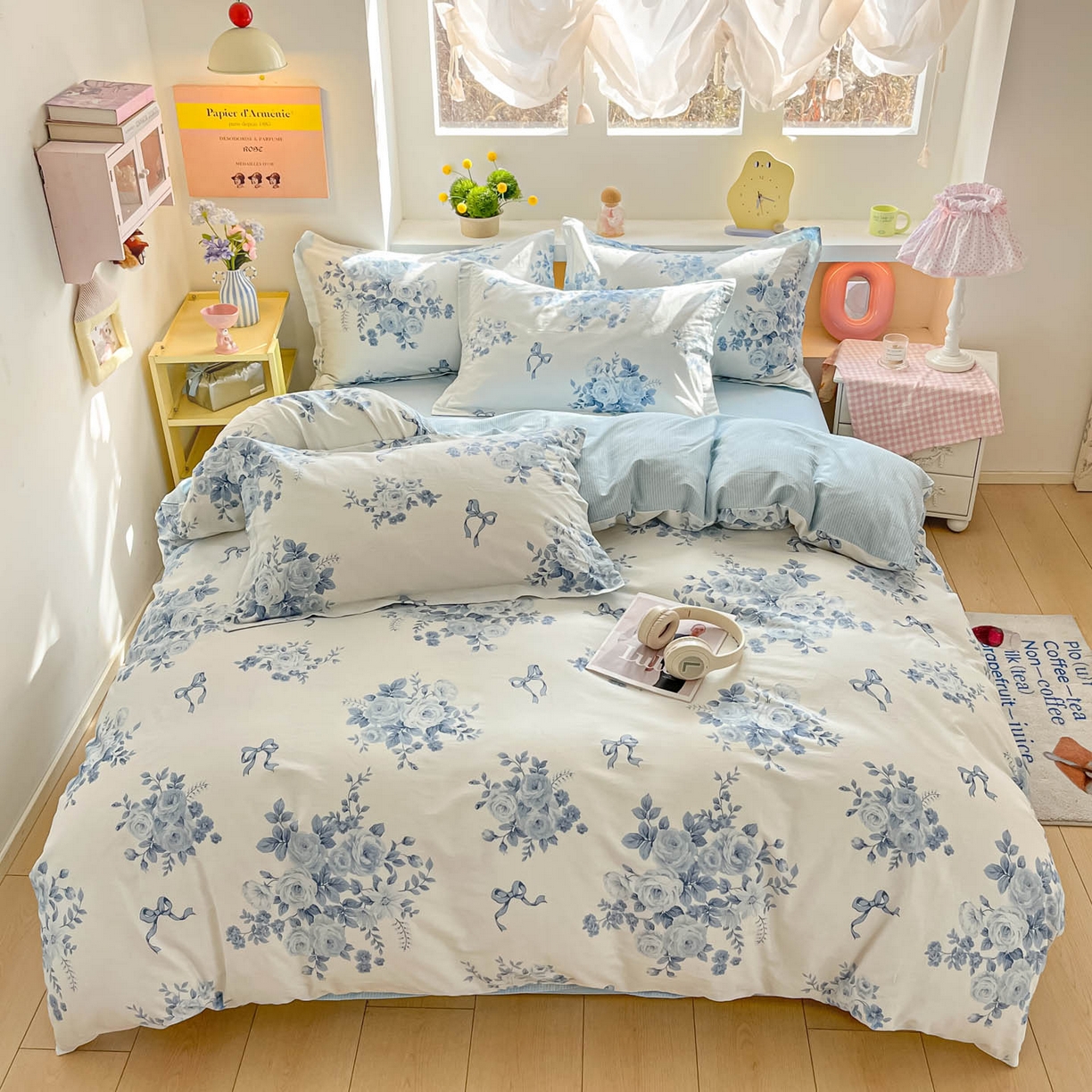 91家纺网 家纺一手货源 找家纺 （总）涵宸家纺 2025新款亲肤舒适全棉印花四件套-68系列 总