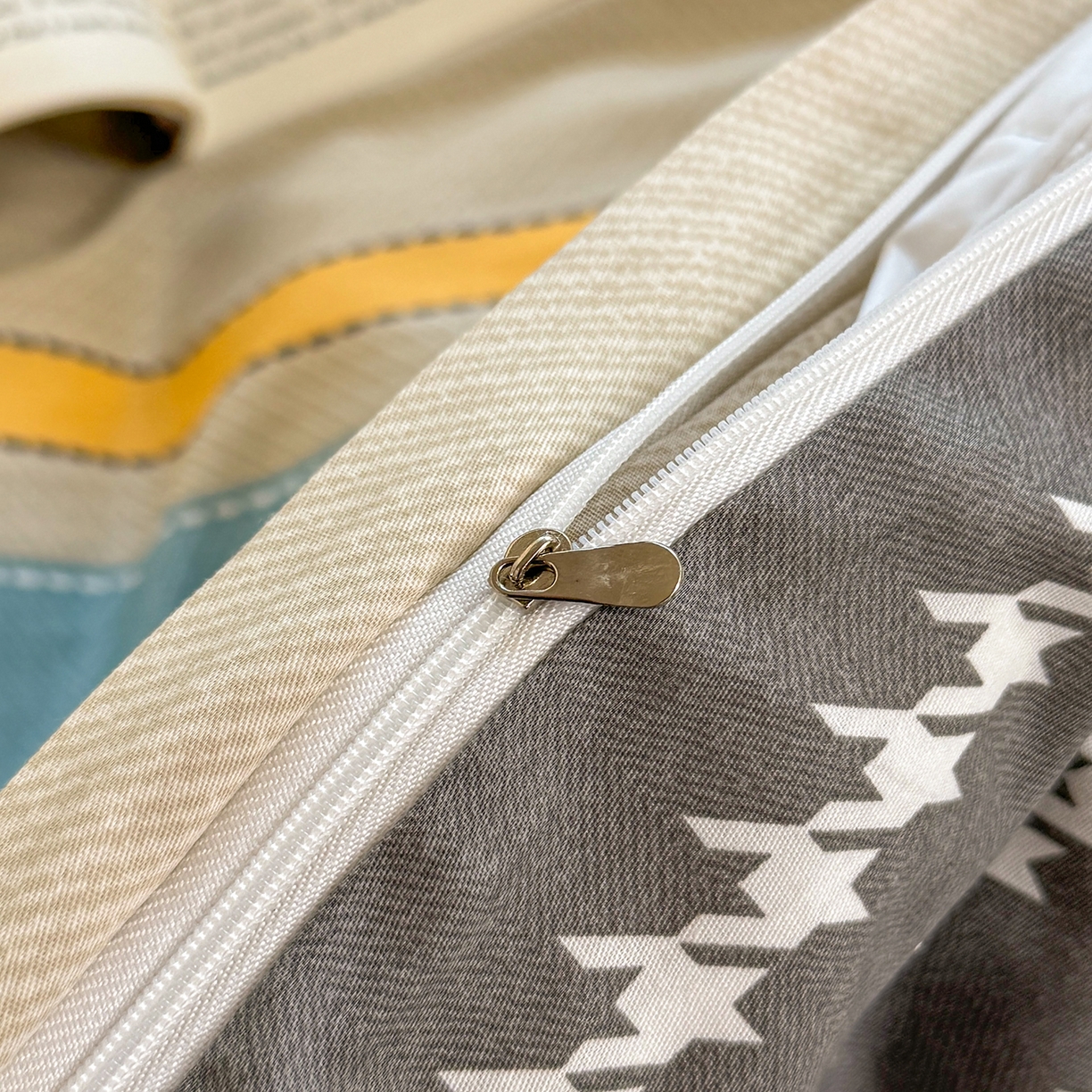 91家纺网 家纺一手货源 找家纺 壹贝家纺 2026新款小清新100%全棉纯棉印花系列被套单件-单被套 如果爱