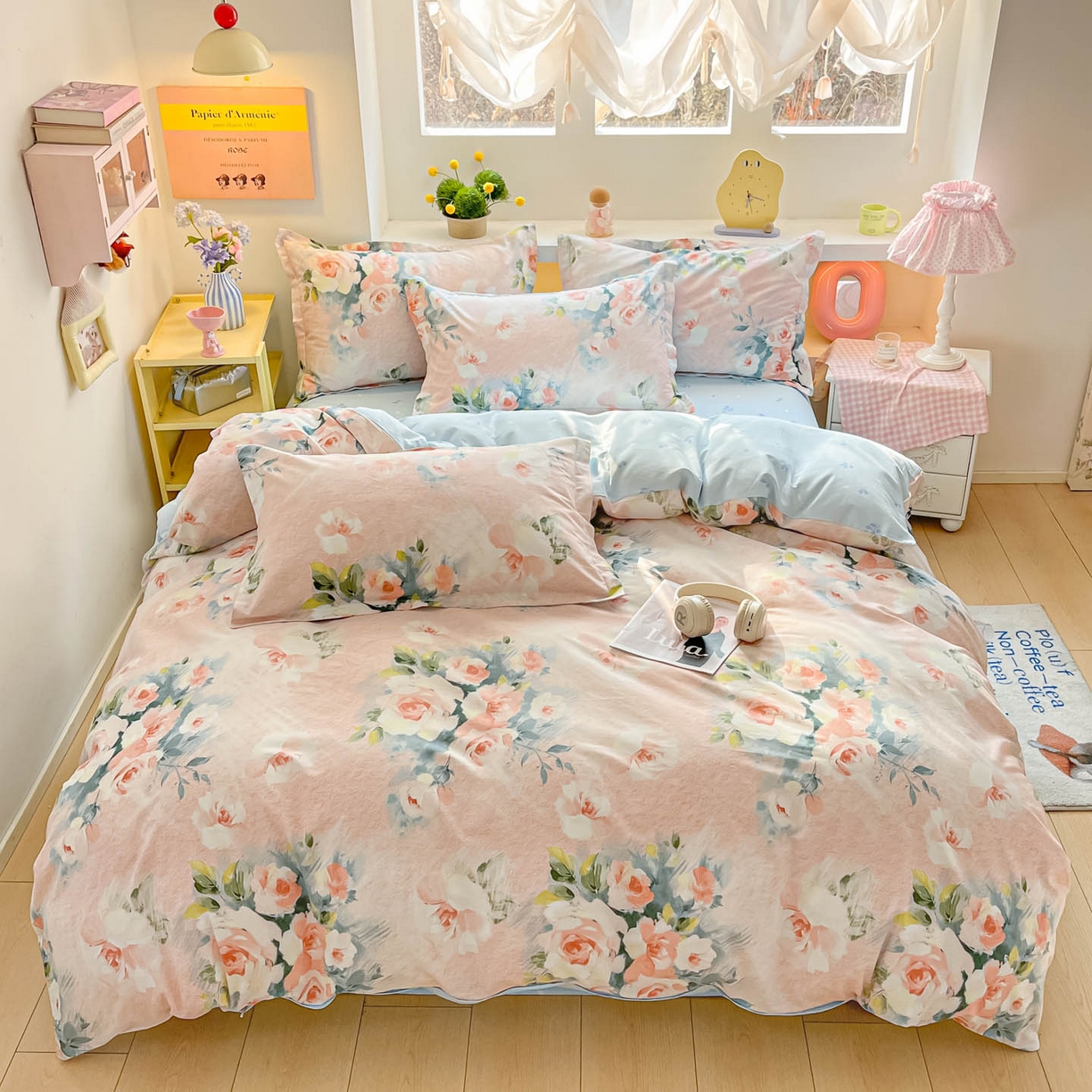 91家纺网 家纺一手货源 找家纺 （总）涵宸家纺 2025新款亲肤舒适全棉印花四件套-68系列 总