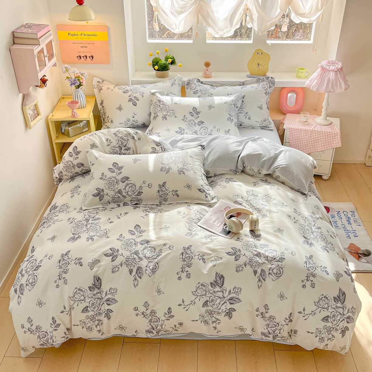 91家纺网 家纺一手货源 找家纺 涵宸家纺 2025新款亲肤舒适全棉印花四件套-68系列 总 F秀雅