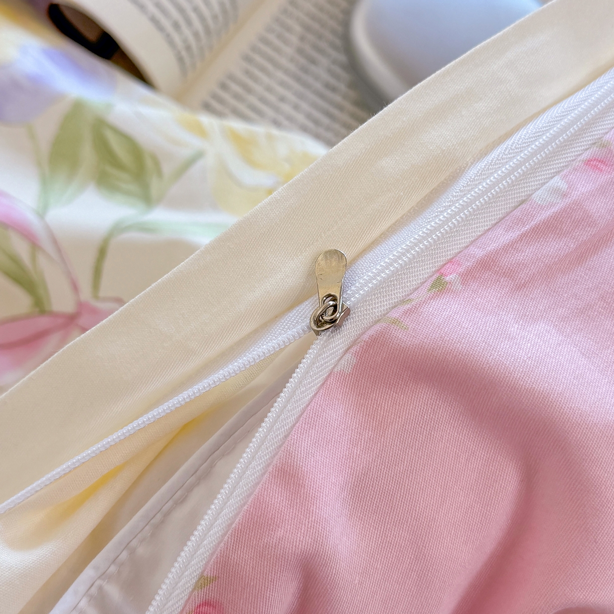 91家纺网 家纺一手货源 找家纺 壹贝家纺 2026新款小清新100%全棉纯棉印花系列被套单件-单被套 新恰如初