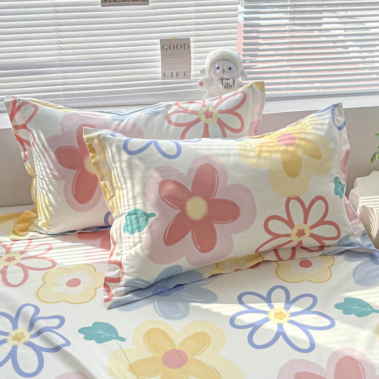 91家纺网 家纺一手货源 找家纺 （总）涵宸家纺 2026新款亲肤舒适全棉印花单枕套-68系列 总